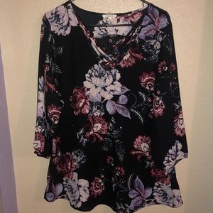 Maurices floral flowy blouse